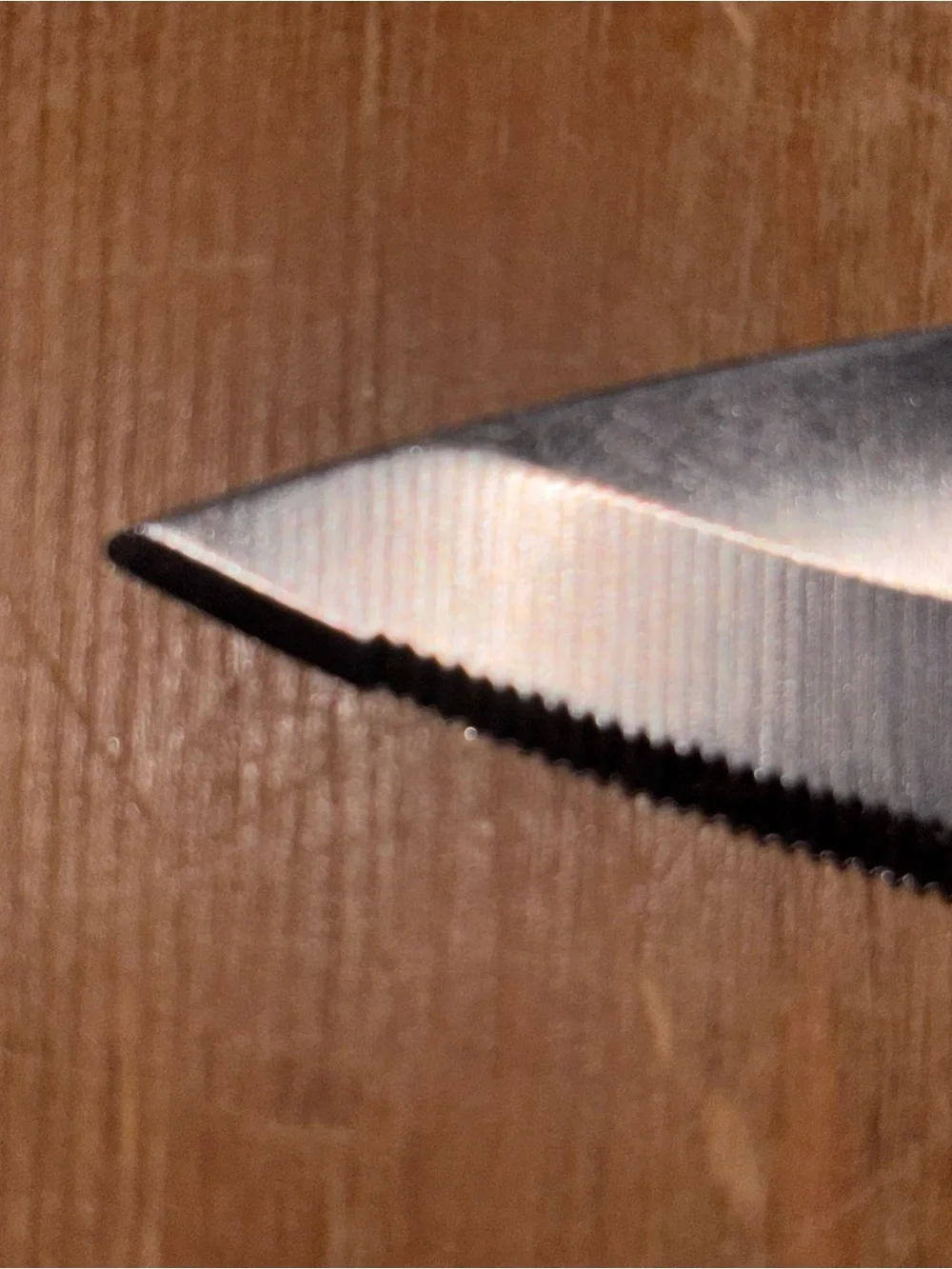 Chicago Cutlery 8” Chef Knife Black Handle Stainless Steel Vintage Kitchen Knife